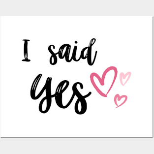 Couple Matching Marriage Proposal – Yes I do Design Posters and Art